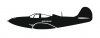 Omask 150370 sticker P-39 Airacobra (15cm black)